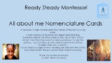 All About Me Nomenclature Cards *Montessori * Print