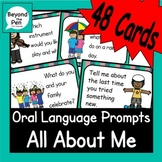 All About Me - Oral Language Cards - Conversation and Writ