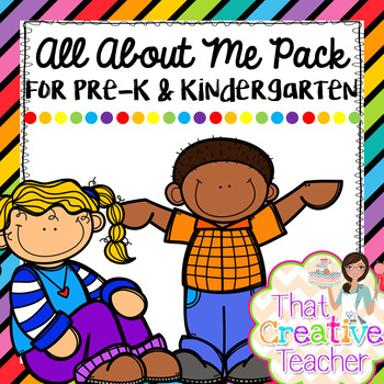Preview of All About Me Pack for Pre-K & Kindergarten