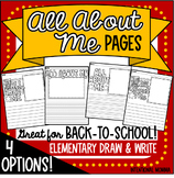 All About Me Pages