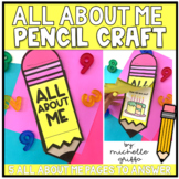 All About Me Pencil Back to School Craft