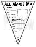 All About Me Pennant
