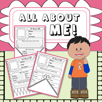 All About Me Pennant by Olivia Studio edu | TPT