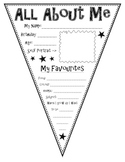 All About Me Pennant - Australian Version