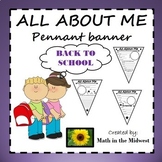 All About Me Pennant {Back to School}