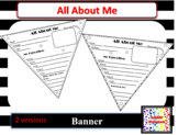 All About Me Pennant Banner
