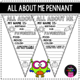 All About Me Pennant & Bulletin Board - Back to School - F