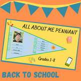 All About Me Pennant Flag | Classroom Decor