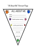 "All About Me" Pennant Flags