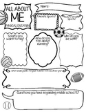 All About Me - Physical Education