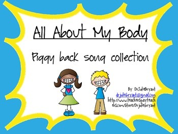 Preview of All About My Body Piggy Back Song Collection
