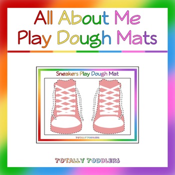 All about Me - Playdough Mats and Cards - Treasures for Thematic Teaching