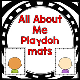 All About Me Playdoh Mats with emotion cards