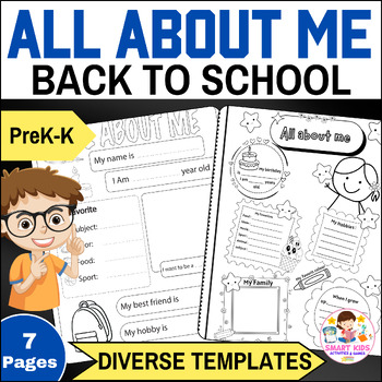 All About Me | Popular Back To School | DIVERSE TEMPLATES | DOLLAR DEAL!