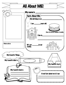 All About Me Poster by Teacher Nanay | TPT