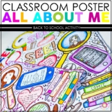 All About Me Poster | Back To School Activity