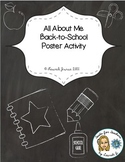 All About Me Poster: Back to School Activity