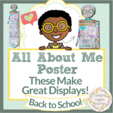 All About Me Poster Back to School Banner
