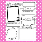All About Me Poster {getting acquainted for back to school}