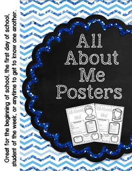 All About Me First Day of School Get to Know You Worksheets and Activities