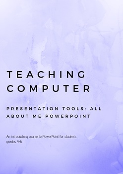 Preview of Teaching Computer All About Me PowerPoint Presentation