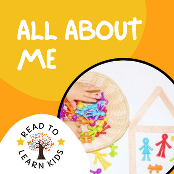 Preview of All About Me Preschool Unit - For Home, PreK, or Childcare