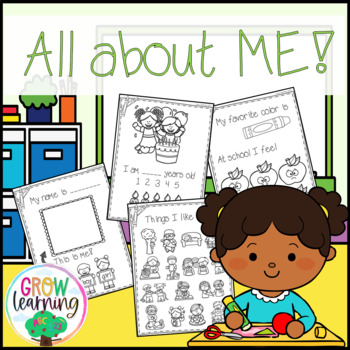 All About Me Preschool Worksheets - Printables by Grow Learning | TpT