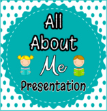 All About Me Presentation - Rubric Only