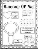 All About Me Science and Math Activity  /  Back to School