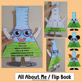 All About Me Science Flip Book Flask Craft Back to School 