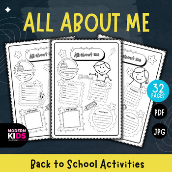 Preview of All About Me Selfie | A Fun Back-to-School or First Week Activity!