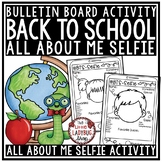 All About Me Poster Selfie: Back to School Bulletin Board