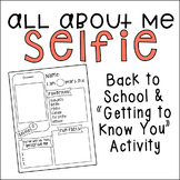 All About Me Selfie Template