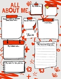 All About Me Sheet