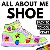 All About Me Shoe Craft - Back to School Sneakers Crocs Templates