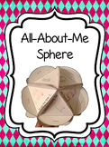 All About Me Sphere {Back to School Activity}