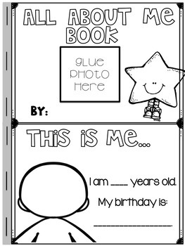 All About Me Star Student Pack by Brandy Withers at Firstie Kidoodles