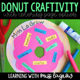 All About Me Student Donut Craft Activity for Back to School Time