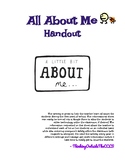 All About Me Student Worksheet