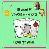 All About Me Student Worksheets