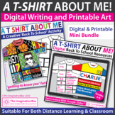 All About Me T-Shirt Art and Writing | Digital and Printab