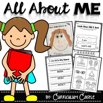 Preview of All About Me Thematic Unit: Perfect for Pre-K and K!