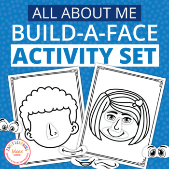 Preview of All About Me Activities for Preschool PreK - My Body & Emotions Playdough Mats