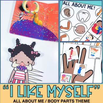 Preview of All About Me Theme Preschool Speech Therapy