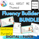 All About Me Themed Fluency Builder and Sentence Pyramid B
