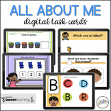 All About Me Themed Preschool Boom Cards for Distance Learning