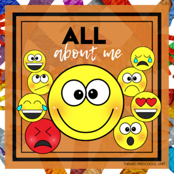 Preview of All About Me Themed Unit-Preschool Lesson Plans & Activities