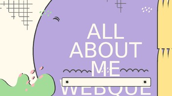 Preview of All About Me Webquest