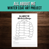 All About Me Winter Coat Art Project for December and January