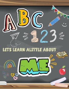 Preview of All About Me Workbook | Back to School | SEL | Beginning of Year Activity